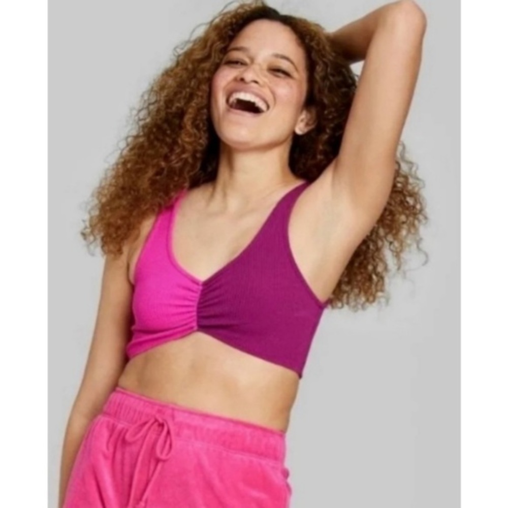 NWT Wild Fable Two Tone Tank top‎ Pink Size Small